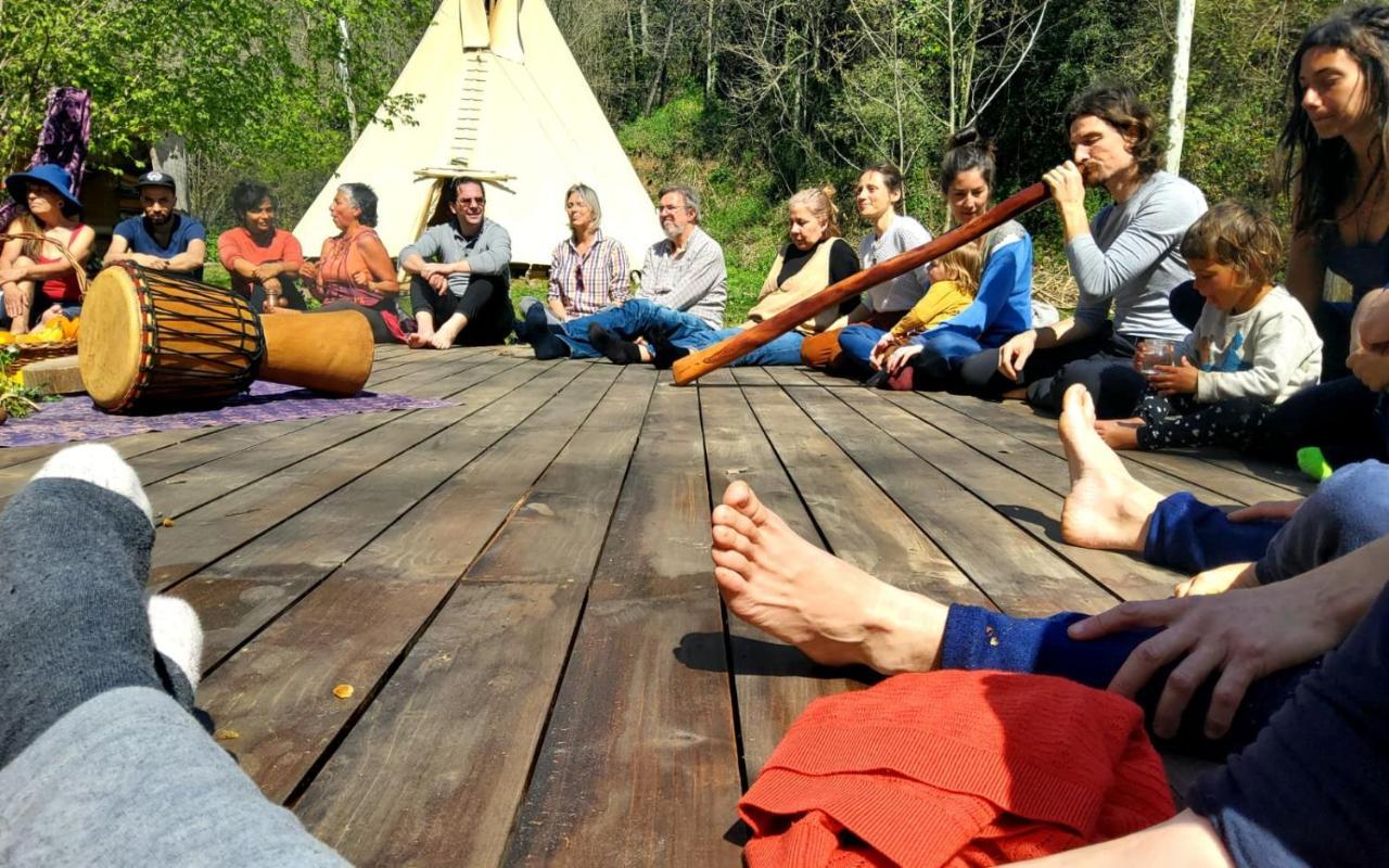 Albergue Del Oso Tierraluz Arbucies Ngoại thất bức ảnh